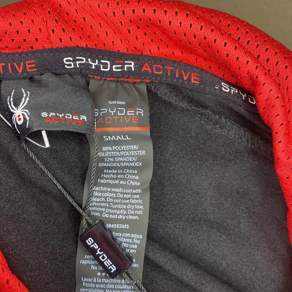 Spyder Active Black Sweatshirt Men’s Small NWT - Picture 7 of 10